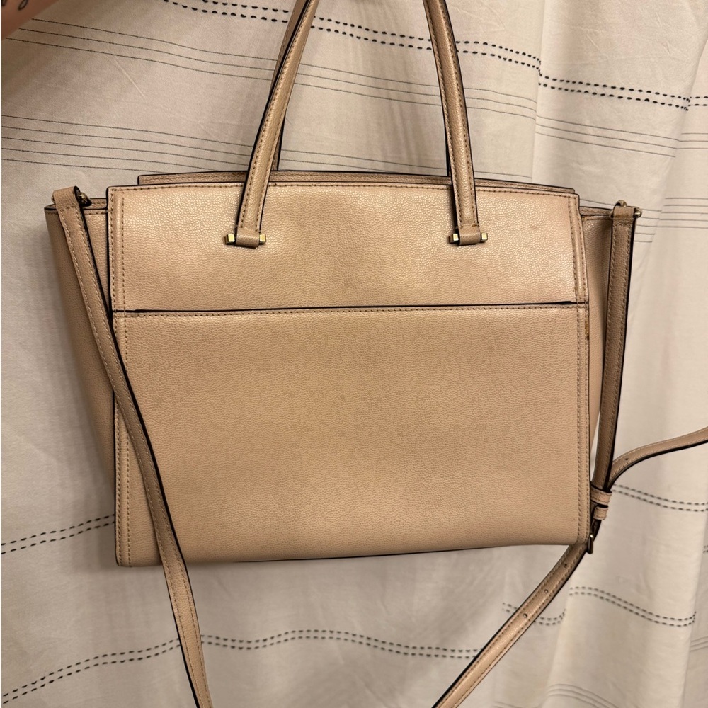 Kate Spade Tan Leather Tote - Picture 3 of 14